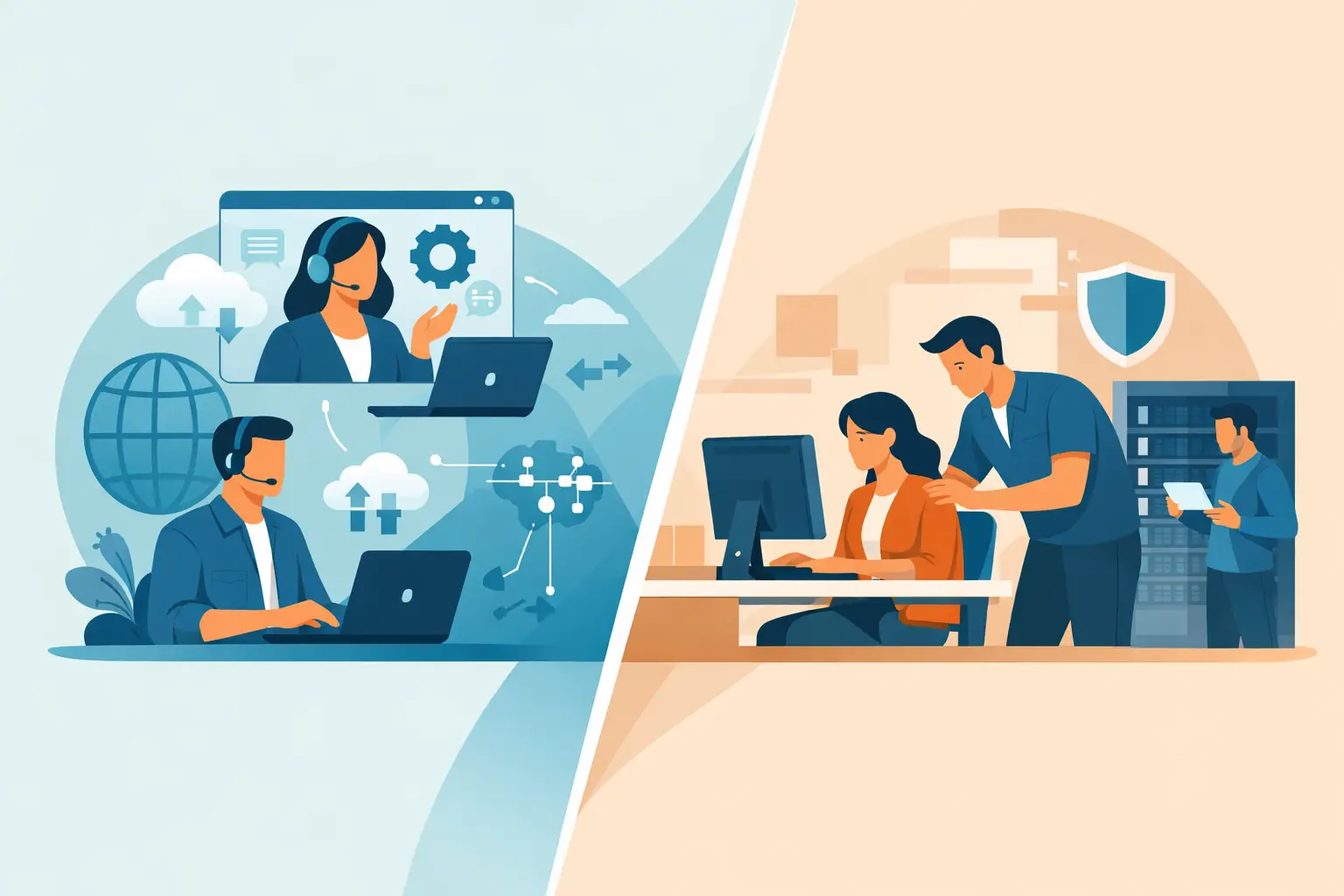 Outsourced IT Support vs In House
